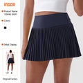 Summer pleated yoga skirt - anti-exposure, outdoor fitness, tennis skirt, barely-there feel, golf sports skirt for women