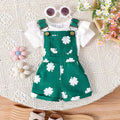 Children's clothing  cross-border fashionsummer children's clothing multi-color short-sleeved khaki + full printed picture