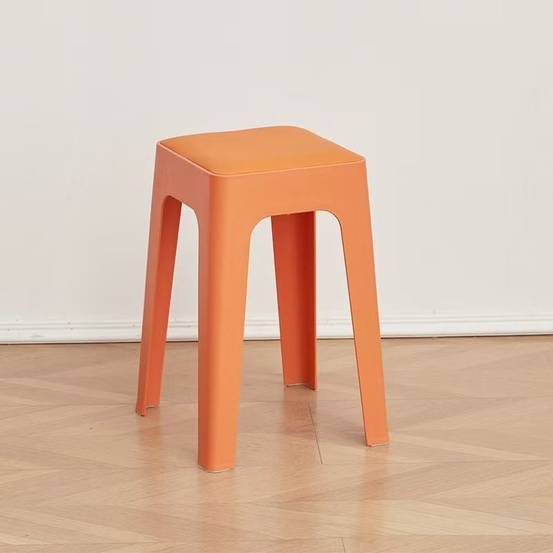 Comfortable restaurant soft-padded plastic stool, bench, fast food restaurant long-seat soft stool, new home use thickened plastic stool