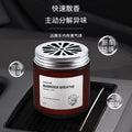 Car air freshener, car perfume, interior ornament, fresh air, odor eliminator, deodorizer, car solid balm, glass