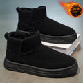 Northeastern snow boots for men winterfleece-linedheattech large cotton shoes for men fur all-in-one cold-proof bread shoes non-slipwaterproof