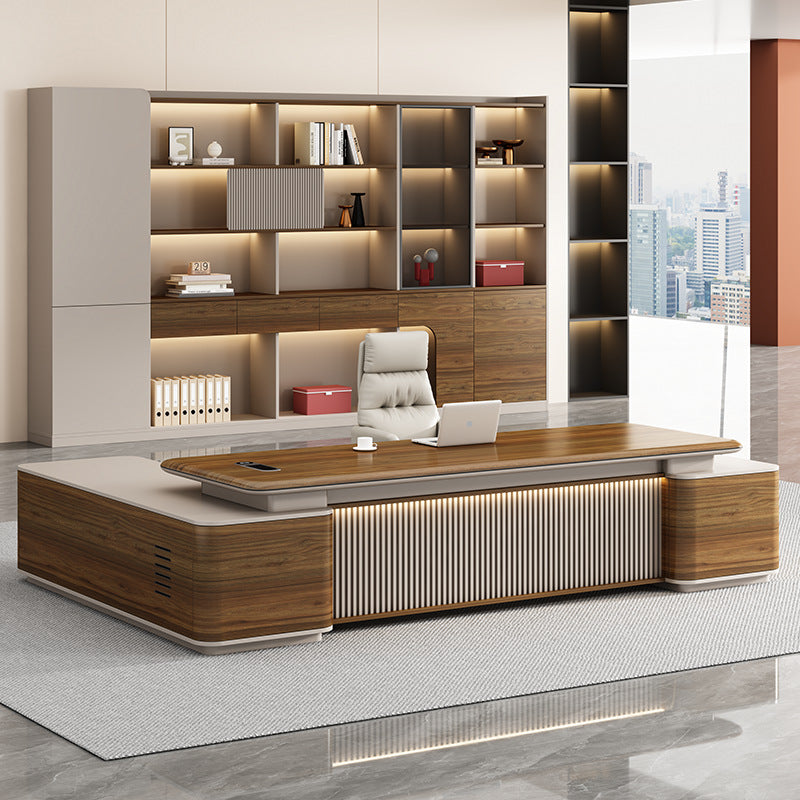 Office minimalist modern file cabinet wooden document financial records small cabinet low cabinet panel drawer style