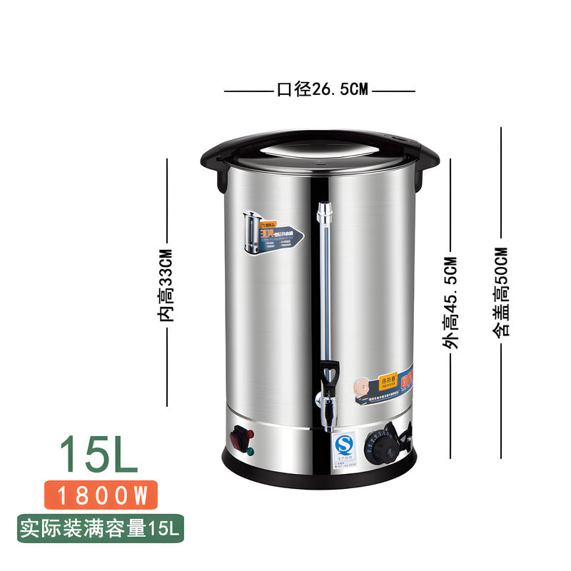 304 stainless steel electric hot water bucket commercial water bucket stall special for home hot water bucket confinement bucket large capacity