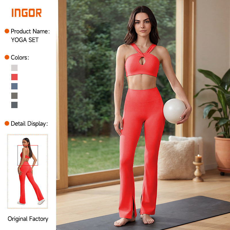 n66 yoga clothing factory wholesale peach butt lift nude sports suit pilates running fitness pants for women