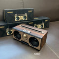 Km-7 retro wooden speaker - portable outdoor subwoofer wireless bluetooth radio tf card speaker - default options