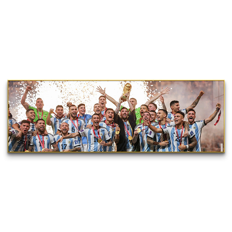 2024 Spain wins the championship decorative painting European Cup Cristiano Ronaldo poster hanging painting sports color store wall football star decoration