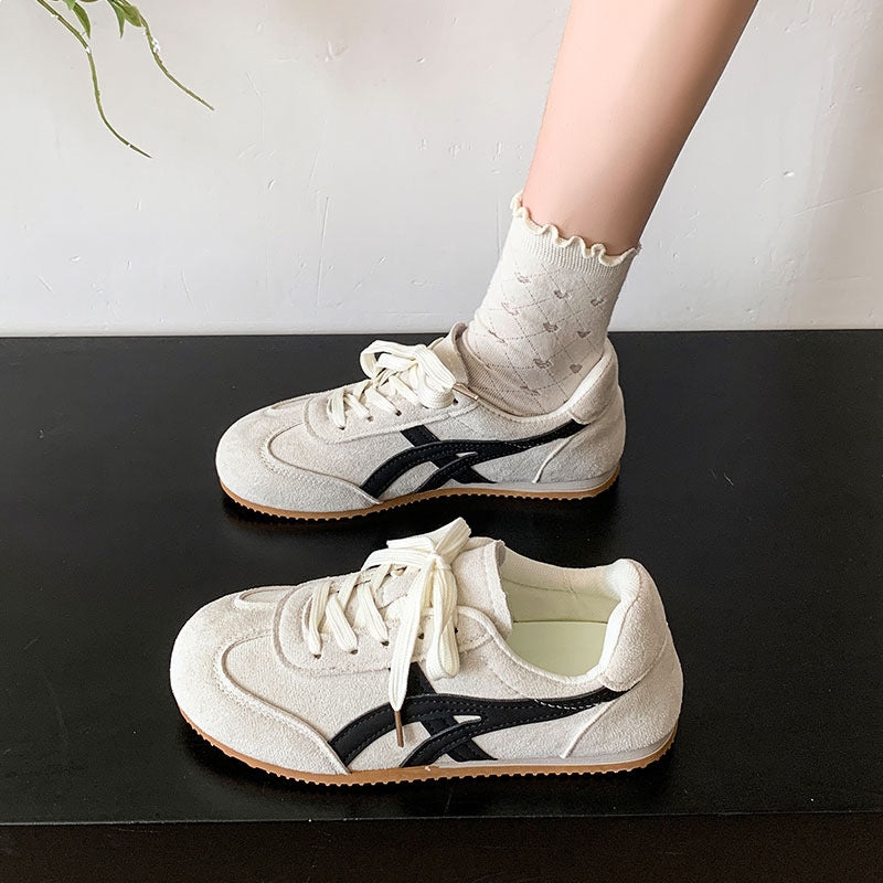 2026 german army trainers (gats) women's versatile new spring/autumn retro agnes flats - slimming casual sneakers
