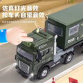 Large alloy trailer rv toy car kids' simulation car model camping truck off-road vehicle model for boys