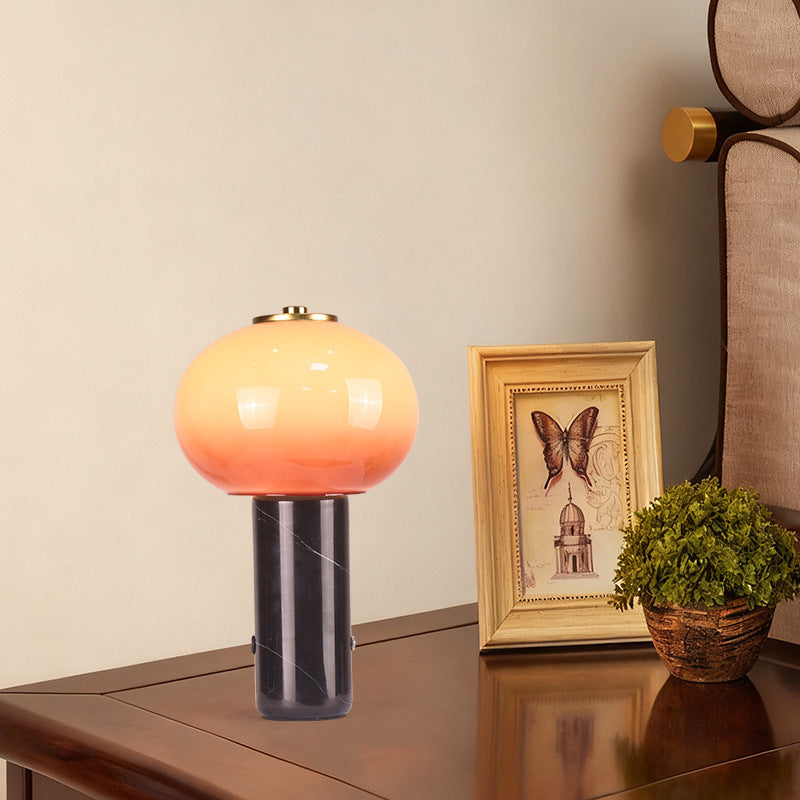 Nordic modern minimalist marble charging desk lamp - creative study, living room decorative light, bedroom living room touch control table lamp