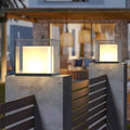 Outdoor villa pillar lights, solar powered post lights, waterproof courtyard fence lights, exterior doorway lights