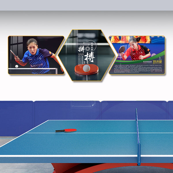 Table tennis player hanging painting Ma Long poster recreation room wall decoration gym gym inspirational mural