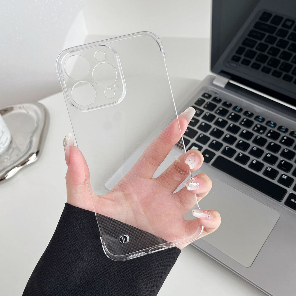 Suitable for apple 16 mobile phone case iphone 15 ultra-thin pc hard case 13 frameless ip11 transparent protective case