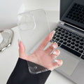 Suitable for apple 16 mobile phone case iphone 15 ultra-thin pc hard case 13 frameless ip11 transparent protective case