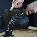 Household peripheral stove tea making special iron kettle japanese style handmade water kettle outdoor camping style tea kettle cast iron tea kettle