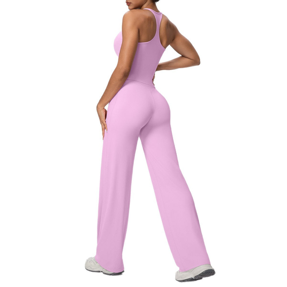 Cloud-feel casual quick-drying sports beautiful back peach butt yoga suit outdoor training running fitness suit two-piece set