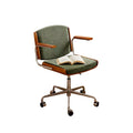 Custom retro armrest swivel chair - adjustable height, comfortable for home, office, dorm, and extended sitting - perfect for desk work and studying