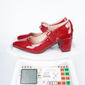 2026 summer new chunky heel slip-on buckle fashion flats - plus size retro pointed toe women's single shoes for export