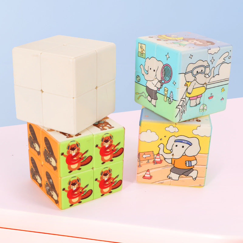 【custom】2x2 & 3x3 rubik's cube custom uv printed stickers - rubik's cube advertising company gifts, birthday presents, toys