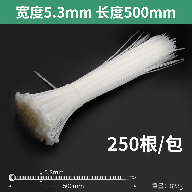Nylon cable ties, plastic buckle, strong anti-theft buckle, wire tie, self-tightening, self-locking black strap