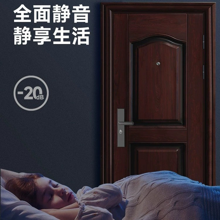 Factory direct sales wholesale security door 7cm entrance single and double double door entrance door rental house project door