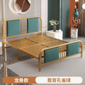 Iron bed double modern casual soft bed for home soft back bed apartment 1.35m b&b single iron bed
