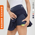 Cross skirt tennis skirt shorts women's pocket sports outdoor golf badminton skirt professional tennis wear