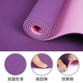Tpe yoga mat wholesale manufacturer - extra thick, oversized sports & fitness mat - non-slip, home use, aerobics, soundproof, shock absorption