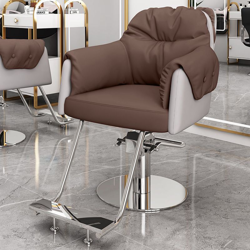 Hairdressing shop chair popular hair salon special classy hairdressing chair hairdressing shop seat hair cutting stool stainless steel hairdressing chair