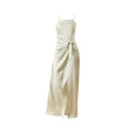hot-selling youth dress, slimming and figure-flattering camisole dress, strapless romantic mature dress, in-stock