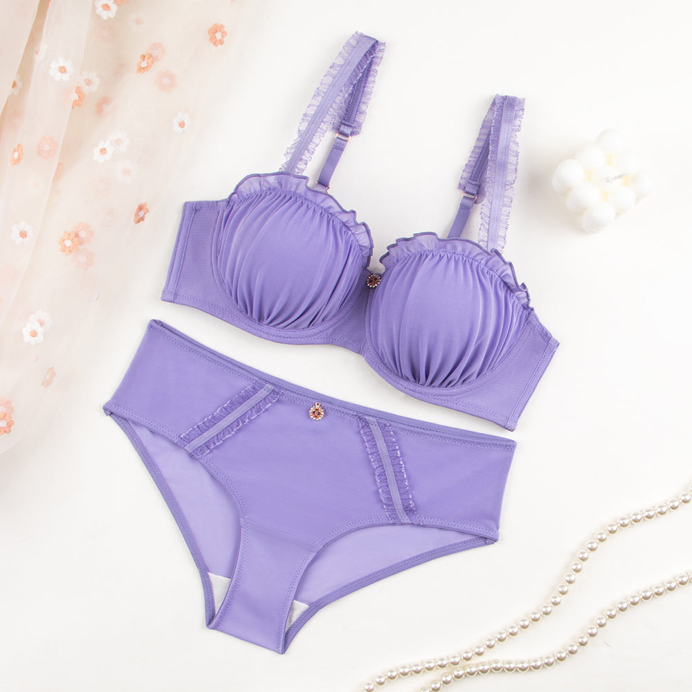 breast pleated push-up sexy women's intimates adjustable push-up anti-sagging fashion style bra