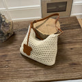 2026 new cross-border summer woven bag women's trendy fashionable literary tote bag large capacity shoulder bag