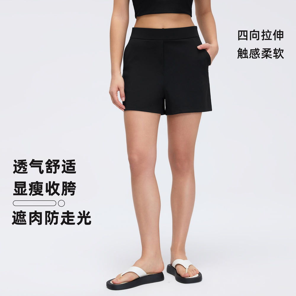 High-waisted loose fit athletic shorts for women - summer outdoor running, yoga, and fitness - casual shorts for everyday wear d26075