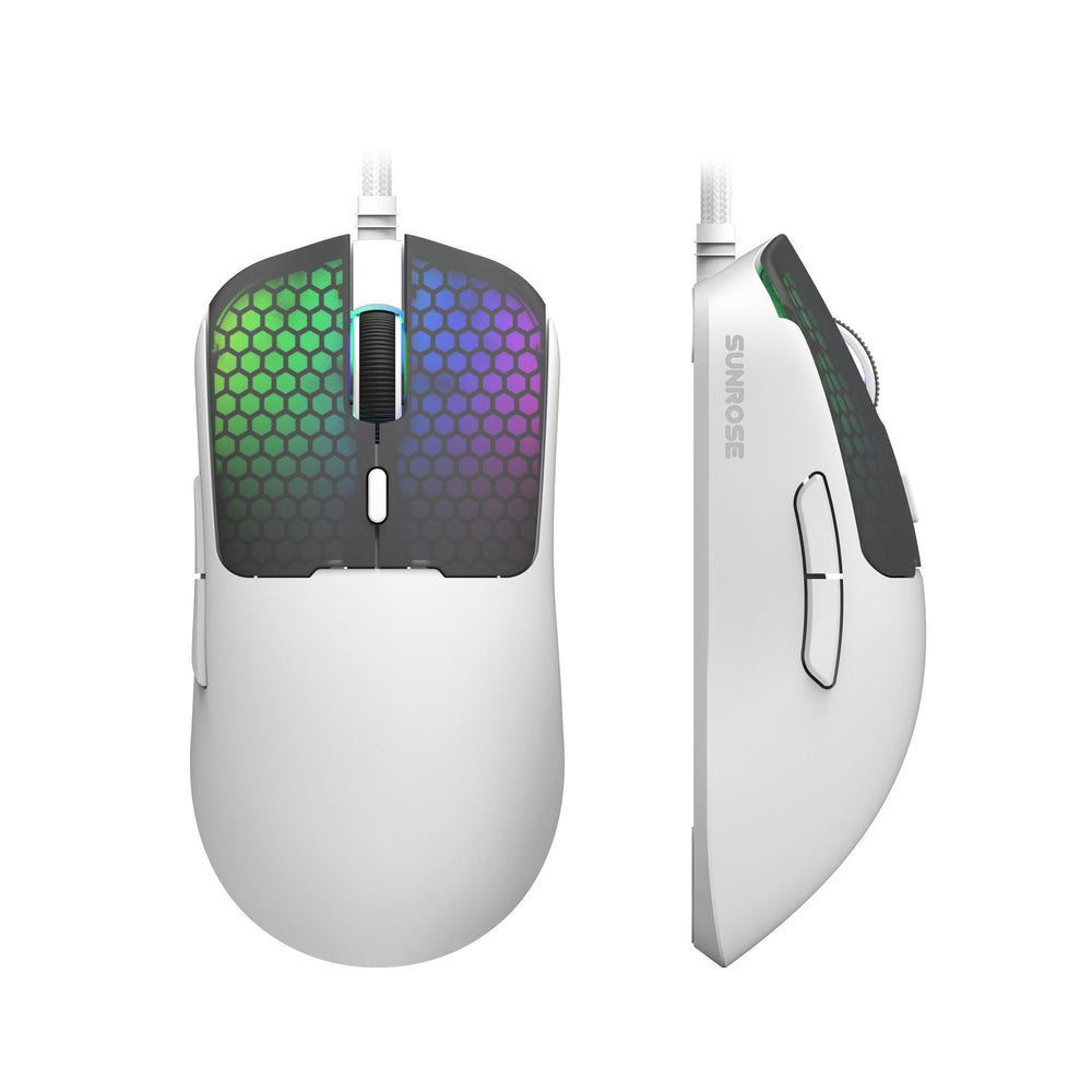 Little sun g1 lightweight wired mouse - lightweight gaming rgb macro definition illuminated usb mouse - universal