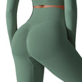 European and american cross-border seamless high-waisted yoga pants - peach lift, tight-fitting leggings, breathable, quick-drying running and fitness workout pants