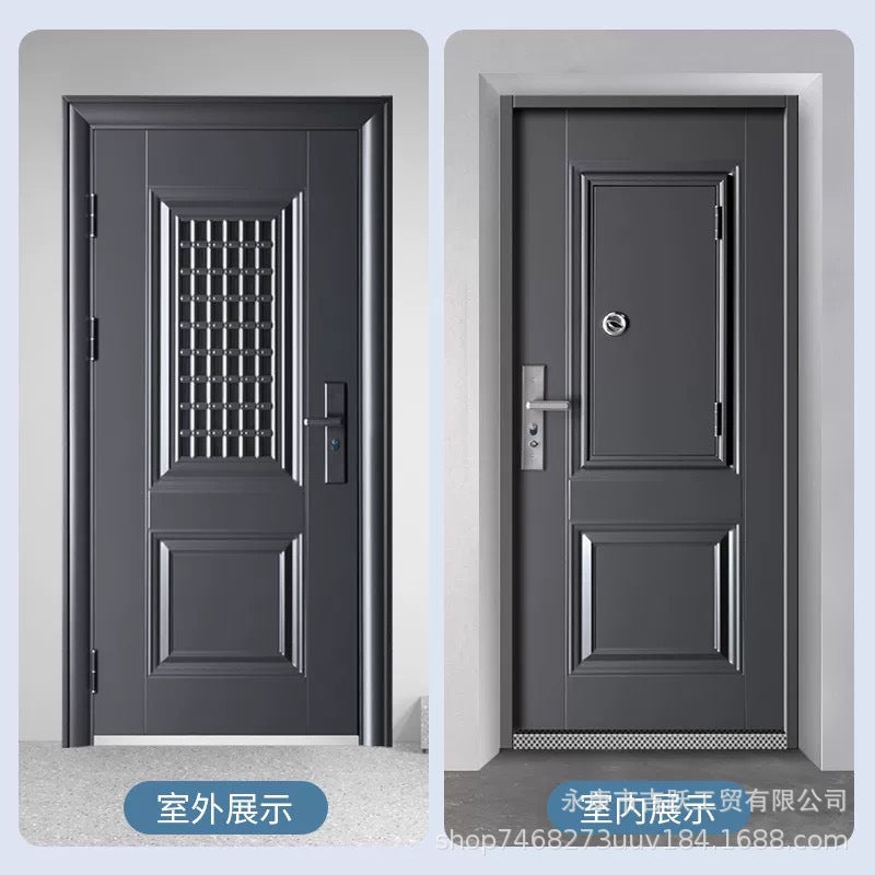 Factory direct sales wholesale security door 7cm entrance door middle door mother-in-law entrance door rental house engineering door