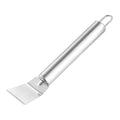Stainless steel heavy-duty ice scraper & pan scraper - kitchen tool for removing grease, defrosting freezers, and scraping ice