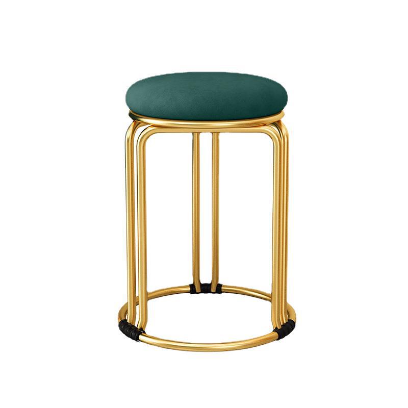 Round stool for home modern casual dining table high stool plastic stackable chair accessible luxury dining chair spare small round stool
