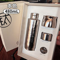 New arrivalclassy pure titanium thermos cup accessible luxury magnetic pure titanium cup high appearance tea water separation gift box titanium cup wholesale