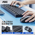 Aoc km210 wireless mouse and keyboard combo - silent, waterproof, energy-saving, ideal for home, pc, gaming, and laptops