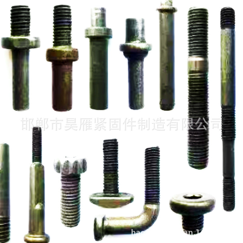 Non-standard bolts, special-shaped screws, multi-station cold heading special-shaped parts, precision hardware customization, difficult pattern customization