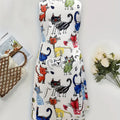 wholesale women's short-sleeved dresses, fashionable women's dresses for spring, summer, and autumn, new cross-border printed designs