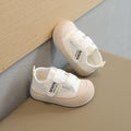 Kids' canvas shoes - spring/autumn white sneakers for boys and girls - soft sole, versatile casual shoes for toddlers and preschoolers (ages 1-3)