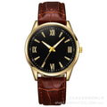 live broadcast men's watch new arrival business men's watch casual geneva quartz watch belt watch
