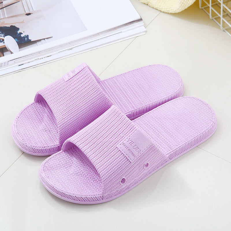 2023 new cartoon bathroom slippers for men, home bath non-slip slippers, couple's slippers for women, thick sole