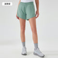 Summer new ice silk quick-dry sports shorts women's loose breathable yoga pants outdoor running fitness shorts d25003