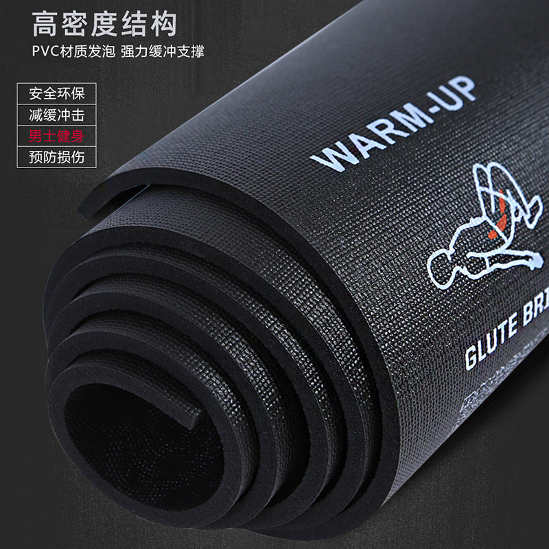 Fitness mat manufacturer: high-density black mat, legendary mat, thickened pvc sports jump rope shock-absorbing sound-proofing mat for home use