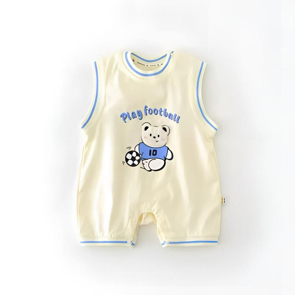 Summer romper baby boy sports vest jumpsuit sleeveless tank top infant summer outfit baby going out clothes
