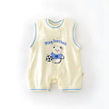 Summer romper baby boy sports vest jumpsuit sleeveless tank top infant summer outfit baby going out clothes