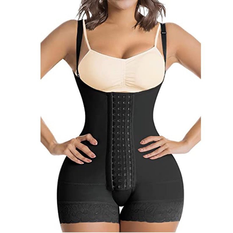 fashion source of goods, tummy tuck, hip lift, one-piece body shaping garment, suspender style waist shaping corset, body shaping garment