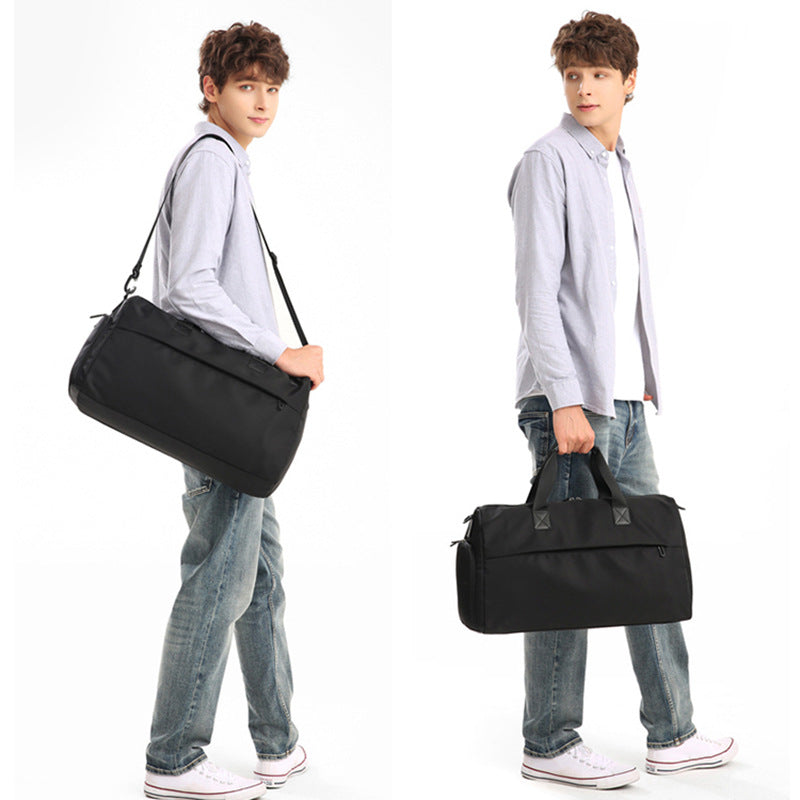 Cross-border new fashion fitness bag large-capacity travel bag independent shoe compartment water-proof shoulder messenger bag handbag